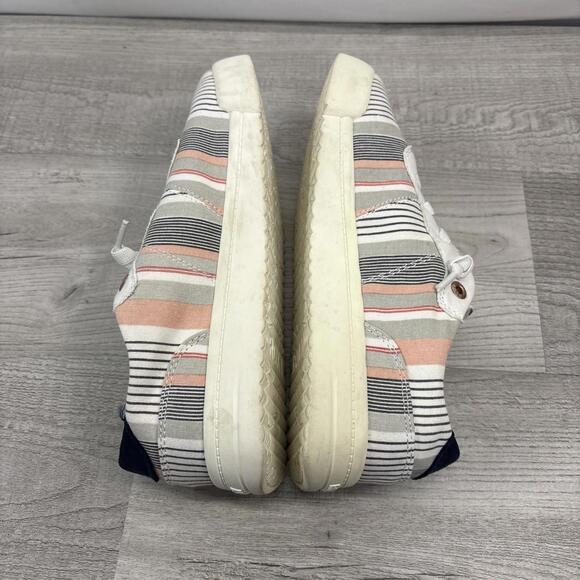 Roxy  Surf  Cannon  Women’s Nautical Stripe Sneakers, Sz 8 - Picture 5 of 15